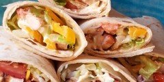 smaczne wraps z tortilla