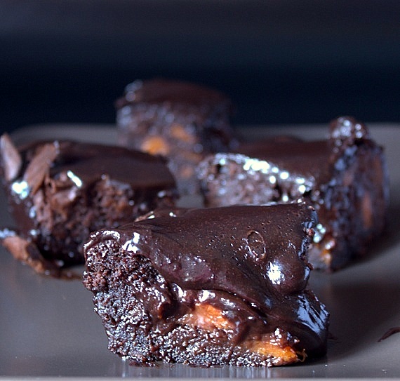 brownies czekoladowe z ganache