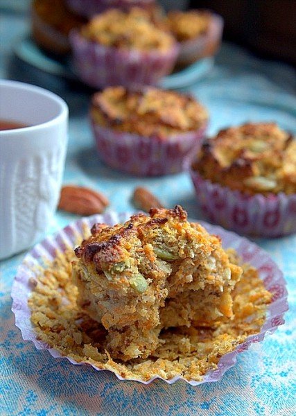 dietetyczne muffinki z marchewką