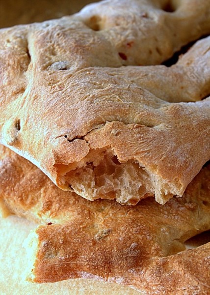 przepis na chleb fougasse
