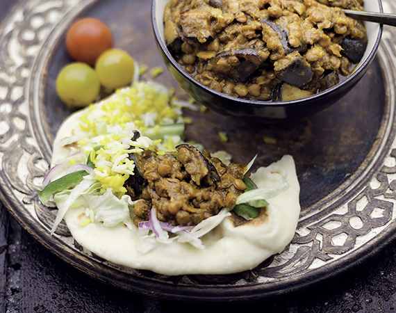 wegetariańskie curry dhal