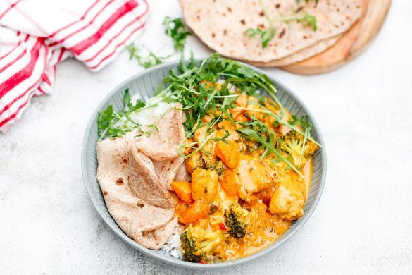 proste curry na obiad chapati codojedzenia