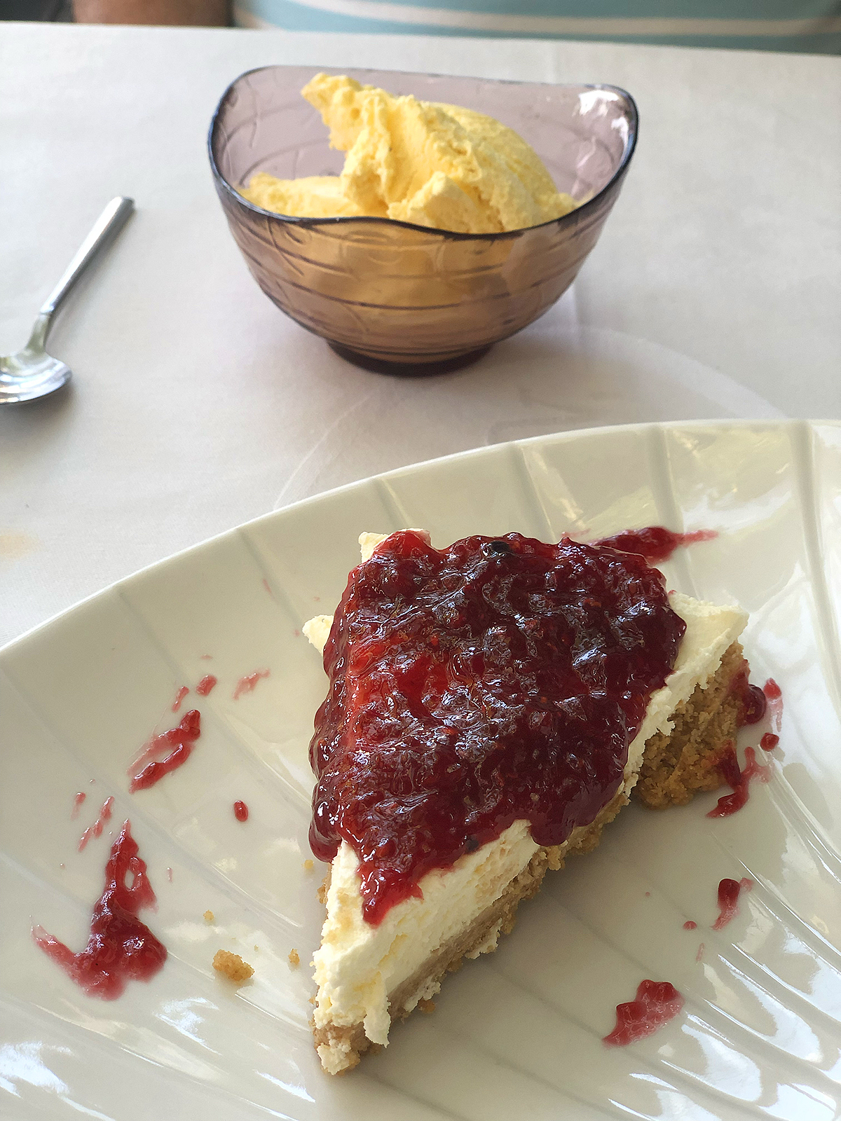 grecki cheesecake wakacje na korfu relacja z bloga codojedzenia